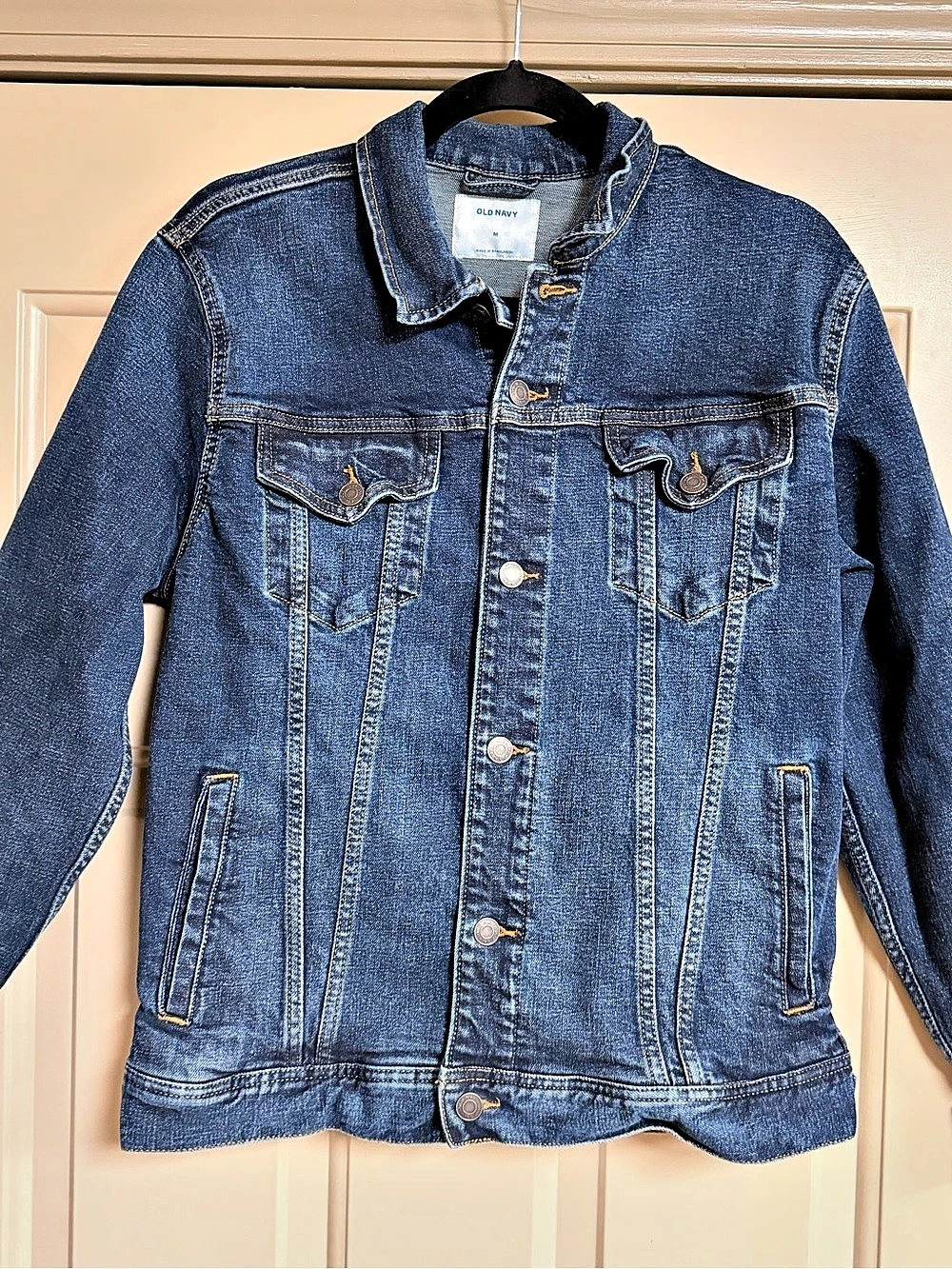 Old Navy Flex Denim Jacket Denim Jean Jacket in Blue Women’s Size Medium